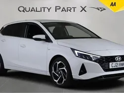 White Used 2021 Hyundai i20 Premium Hatchback | £11,675 (Fair price)
