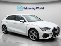 White Used 2023 Audi A3 Sportback S-Line Hatchback | £24,300 (Fair price)