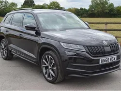 Black Used 2018 Skoda Kodiaq SportLine SUV | £23,489 (Fair price)