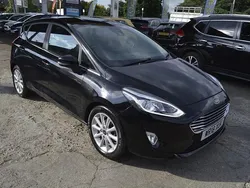 Black Used 2018 Ford Fiesta Titanium Hatchback | £7,699 (Fair price)