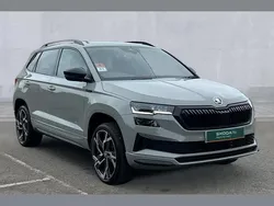 Meteor grey Used 2025 Skoda Karoq SportLine SUV | £28,890 (Fair price)