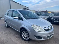 Silver Used 2008 Vauxhall Zafira Design Edition MPV | £1,349 (Good price)