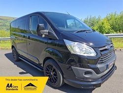 Black Used 2017 Ford Transit Custom Limited Estate | £13,199 (Fair price)