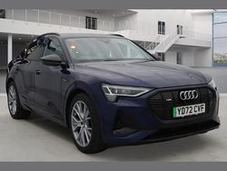 Blue Used 2022 Audi e-tron Sportback Black Edition SUV | £31,000 (Expensive)