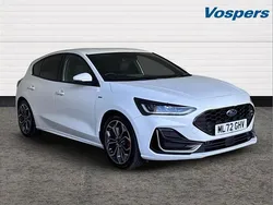 White Used 2022 Ford Focus ST-Line Hatchback | £18,295 (Expensive)