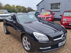 Obsidian black Used 2014 Mercedes SLK250 Cabriolet | £6,795 (Fair price)