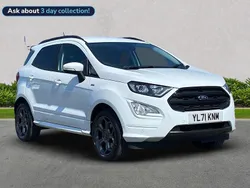 White Used 2022 Ford Ecosport ST-Line SUV | £11,519 (Fair price)
