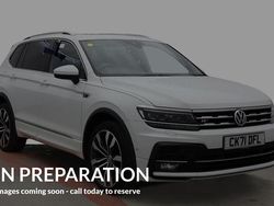 White Used 2021 VW Tiguan Allspace R-line SUV | £26,155 (A bit pricey)