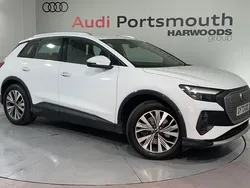 White Used 2023 Audi Q4 e-tron Sport SUV | £25,690 (Good price)