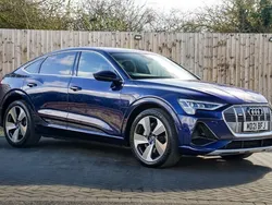 Blue Used 2021 Audi e-tron Sportback S-Line SUV | £25,995 (Fair price)