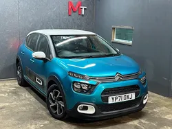 Blue Used 2021 Citroën C3 PureTech Hatchback | £7,990