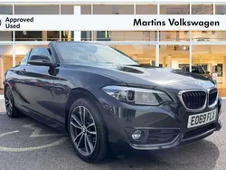 Black Used 2019 BMW 218 Sport Line Cabriolet | £15,490 (A bit pricey)