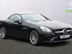 Black Used 2018 Mercedes SLC200 AMG line Cabriolet | £18,599 (Fair price)