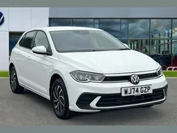 Pure white New 2024 VW Polo Life Hatchback | £19,443 (Fair price)