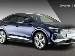 Blue Used 2023 Audi Q4 Sportback e-tron S-Line SUV | £36,500
