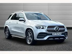 Silver Used 2021 Mercedes GLE350 AMG line SUV | £43,500 (Good price)