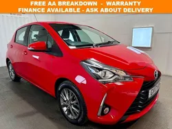 Red Used 2017 Toyota Yaris Hatchback | £8,395 (Fair price)