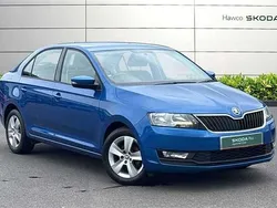 Race blue metallic Used 2017 Skoda Rapid SE Hatchback | £7,495 (Good price)