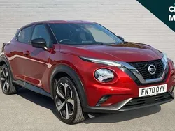 Pearl fuji sunset red Used 2020 Nissan Juke Tekna SUV | £15,347 (Fair price)