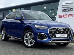 Blue Used 2022 Audi Q5 Sportback S-Line SUV | £25,990 (Good price)