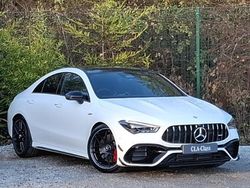 White New 2025 Mercedes CLA45 AMG Coupe | £64,598 (Fair price)