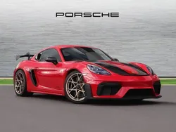 Guards red New 2024 Porsche 718 Cayman GT4 | £154,654