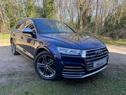 Blue Used 2018 Audi SQ5 S-Line SUV | £20,495 (Good price)