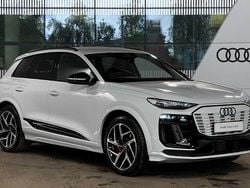 White Used 2025 Audi Q6 e-tron Black Edition SUV | £60,523 (Good price)
