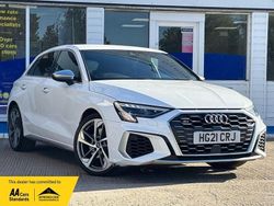 White Used 2021 Audi S3 Sportback Advanced Hatchback | £28,250