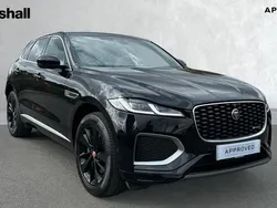 Metallic santorini black Used 2021 Jaguar F-Pace R-Dynamic SUV | £32,615 (Fair price)