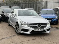 Silver Used 2015 Mercedes CLS350 AMG Line Premium Plus Coupe | £12,495 (Fair price)