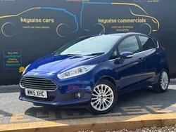 Blue Used 2015 Ford Fiesta Titanium Hatchback | £6,990 (Fair price)