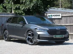 Graphite grey metallic New 2025 Skoda Superb SportLine Estate | £43,695