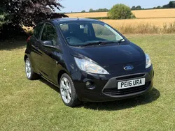 Black Used 2016 Ford Ka Zetec Hatchback | £4,395 (Fair price)