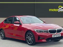 Red Used 2021 BMW 330e Sport Line Sedan | £18,750 (Good price)