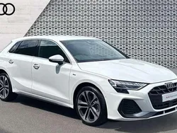 White Used 2025 Audi A3 e-tron S-Line Hatchback | £29,490 (A bit pricey)