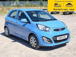 Blue Used 2014 Kia Picanto 2 Hatchback | £6,380 (Fair price)