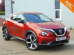Red Used 2022 Nissan Juke Tekna SUV | £16,990 (A bit pricey)