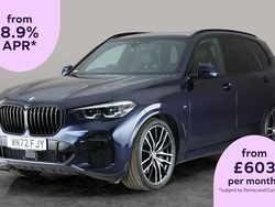 Blue Used 2022 BMW X5 M Sport SUV | £40,350 (Super price)