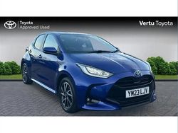 Blue Used 2023 Toyota Yaris Hybrid Design Hatchback | £17,458 (Fair price)