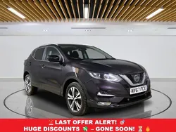 Black Used 2018 Nissan Qashqai N-Connecta SUV | £9,199 (Good price)