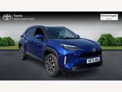Blue Used 2023 Toyota Yaris Hybrid Design Hatchback | £22,194 (Expensive)