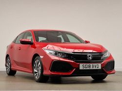Red Used 2018 Honda Civic SE Hatchback | £10,998 (Good price)