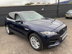 Blue Used 2017 Jaguar F-Pace Portfolio SUV | £7,250