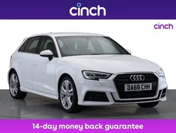 White Used 2018 Audi A3 S-Line Hatchback | £13,999 (Fair price)