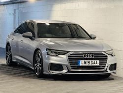 Silver Used 2019 Audi A6 S-Line Sedan | £13,989 (Fair price)