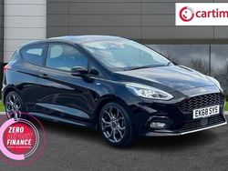 Black Used 2018 Ford Fiesta ST-Line Hatchback | £10,399 (Fair price)