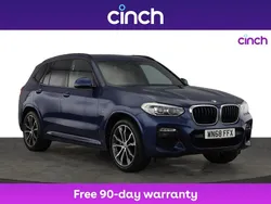 Blue Used 2018 BMW X3 M Sport SUV | £18,079