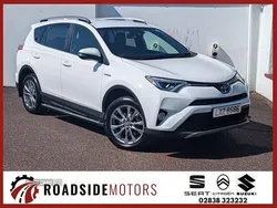 White Used 2017 Toyota RAV4 Hybrid SUV | £15,495 (Good price)
