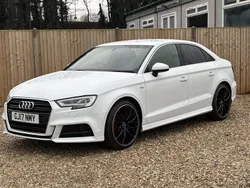 White Used 2017 Audi A3 S-Line Sedan | £13,000 (Fair price)